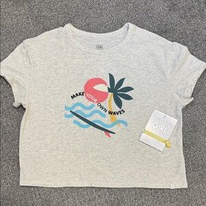 Athleta Girl Crop Soft Graphic Tee